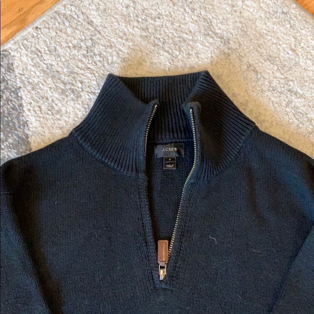 Black J. Crew Cashmere Blend Sweater